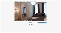 Desktop Screenshot of apartment25.com